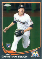 2013 Topps Chrome Traded Baseball Series Mint 55 Card Set Loaded with Rookies including Christian Yelich and Gerrit Cole Plus
