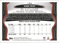 Atlanta Falcons 2013 Topps Team Set with Matt Ryan and Desmond Trufant Rookie Card
