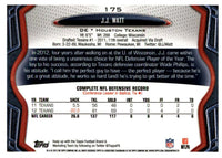 Houston Texans 2013 Topps Team Set with 2 different JJ Watt cards, DeAndre Hopkins Rookie #155 Plus
