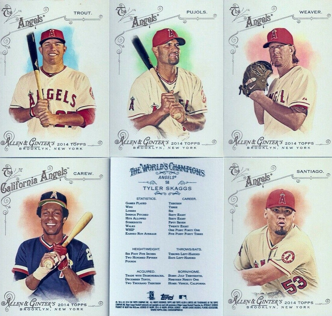  2014 Topps Update Baseball Card Team Set - New York