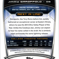 Jimmy Garoppolo 2014 BOWMAN BLACK Football Series Mint Rookie Card #105