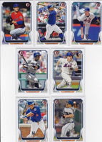 New York Mets 2014 Bowman Team Set with David Wright and Travis d'Arnaud Rookie Plus
