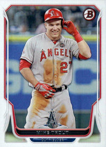 Los Angeles Angels 2014 Bowman Complete Mint 7 Card Team Set with Mike Trout, Pujols+