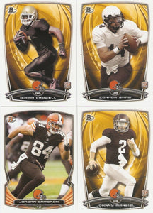 Cleveland Browns 2014 Bowman Team Set with Johnny Manziel Rookie Card #9