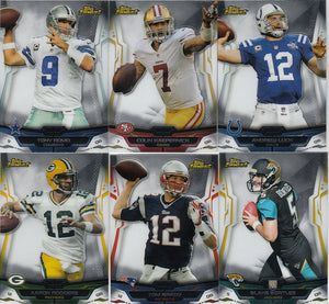 2014 Topps Finest Football Series Complete Mint Set with Rookies and Stars