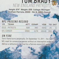 Tom Brady 2014 Topps Fire Series Mint Card #67