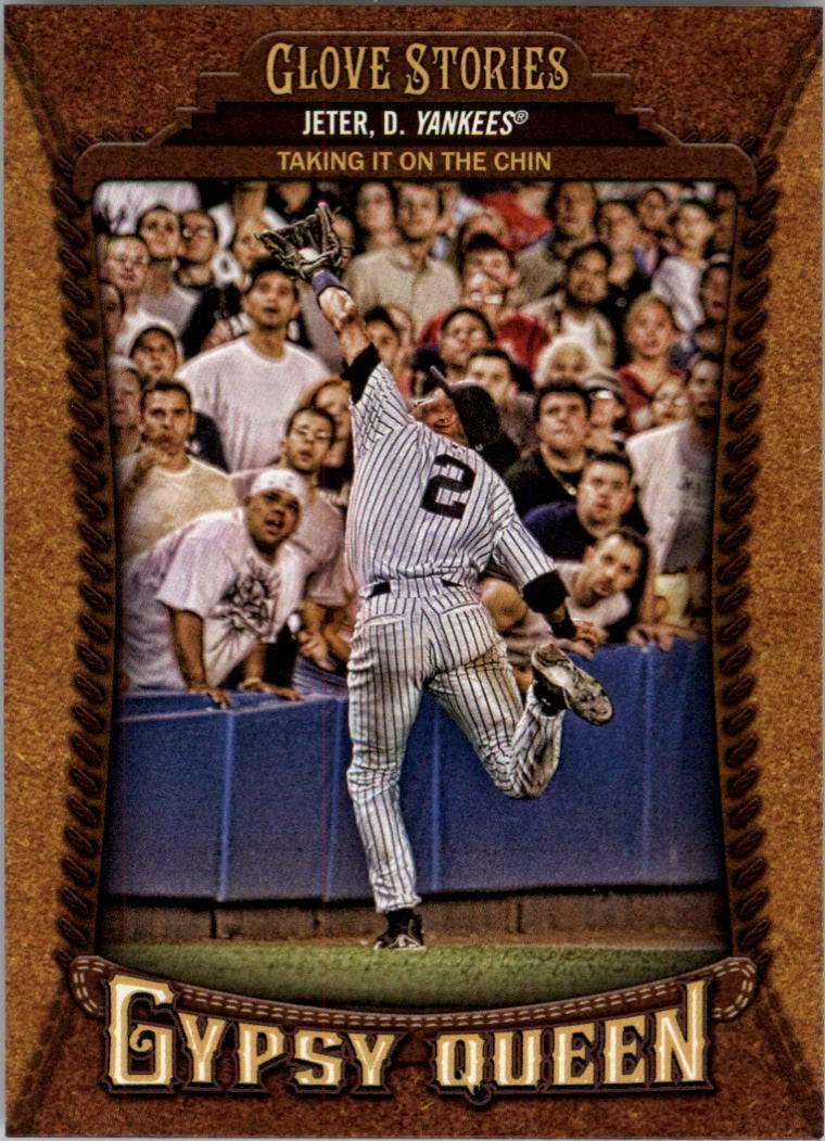 Derek Jeter 2014 Topps Gypsy Queen Glove Stories Insert Card #GS-DJ