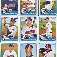 Cleveland Indians 2014 Topps HERITAGE Team Set with Terry Francona and Nick Swisher Plus