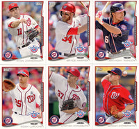 Washington Nationals 2014 Topps OPENING DAY Team Set with Bryce Harper and Stephen Strasburg Plus
