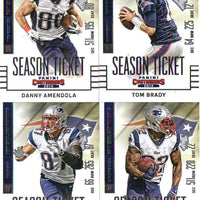 2014 Panini Contenders Football Series Set with Tom Brady and Peyton Manning Plus