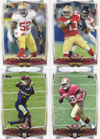 San Francisco 49ers 2014 Topps 13 Card Team Set with Colin Kaepernick and Frank Gore Plus
