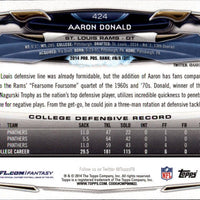 Aaron Donald 2014 Topps Mint Rookie Card #424
