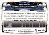 Los Angeles Rams 2014 Topps Team Set with Aaron Donald Rookie Card #424
