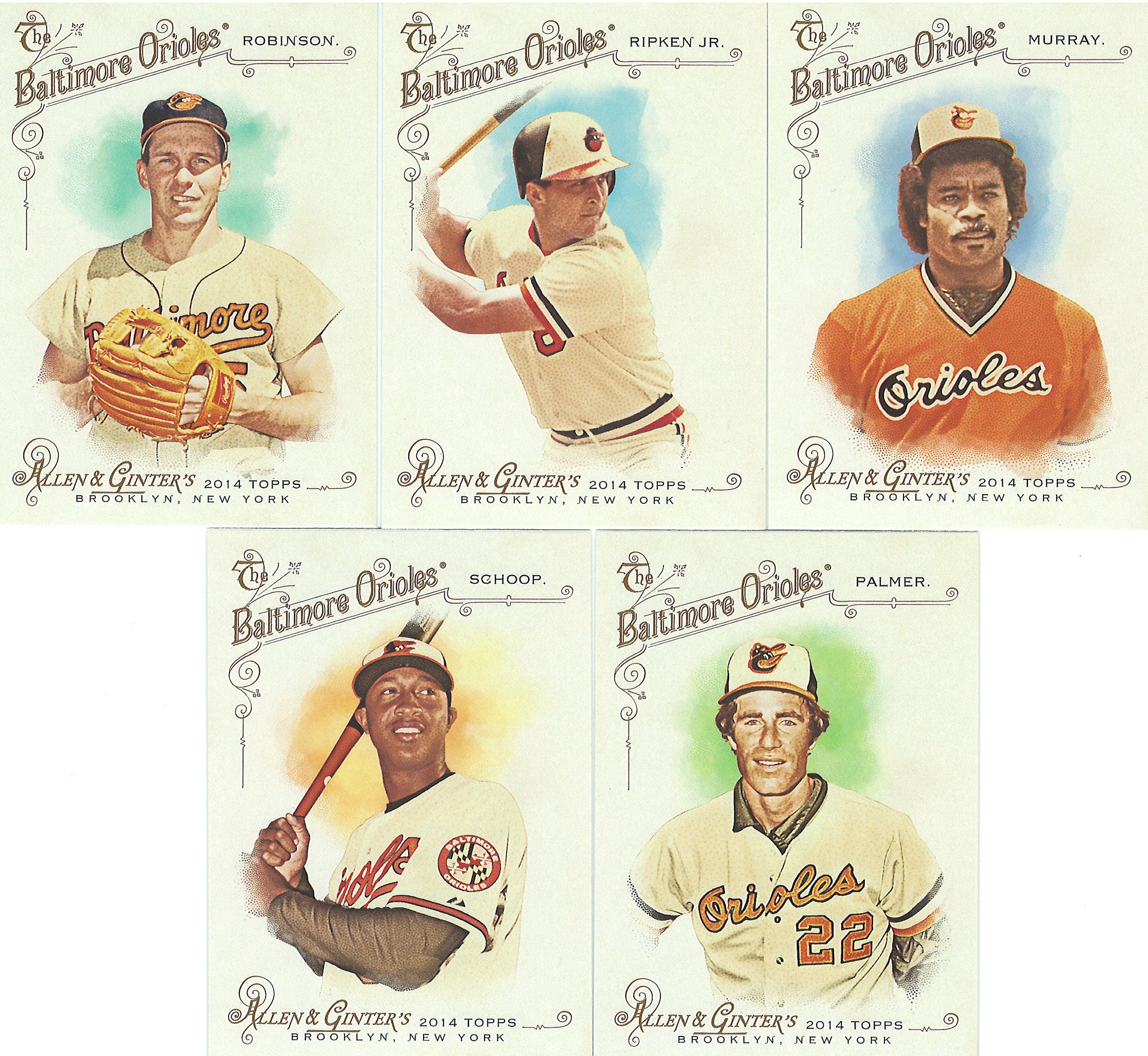 2014 Topps Baltimore Orioles Complete (Series 1 & 2) Baseball