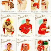 Cincinnati Reds 2014 Topps Allen and Ginter Series Basic 10 Card Team Set with Aroldis Chapman and Johnny Bench Plus