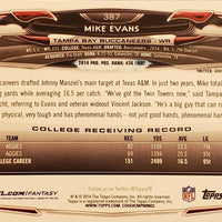 Tampa Bay Buccaneers 2014 Topps Team Set with Mike Evans Rookie Card #387 Plus