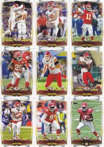 Kansas City Chiefs 2014 Topps Complete Team Set with Alex Smith and Eric Berry Plus