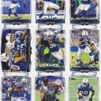 Indianapolis Colts 2014 Topps Team Set with Andrew Luck and Reggie Wayne Plus
