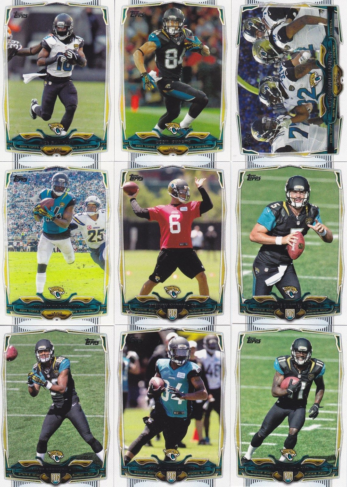 Jacksonville Jaguars Trading Cards Team Sets