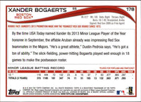 Boston Red Sox 2014 Topps Opening Day 10 Card Team Set Featuring Xander Bogaerts Rookie Plus
