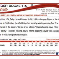 Boston Red Sox 2014 Topps Opening Day 10 Card Team Set Featuring Xander Bogaerts Rookie Plus