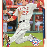 Los Angeles Angels 2014 Topps OPENING DAY Series 8 card Team Set with Mike Trout, Albert Pujols+