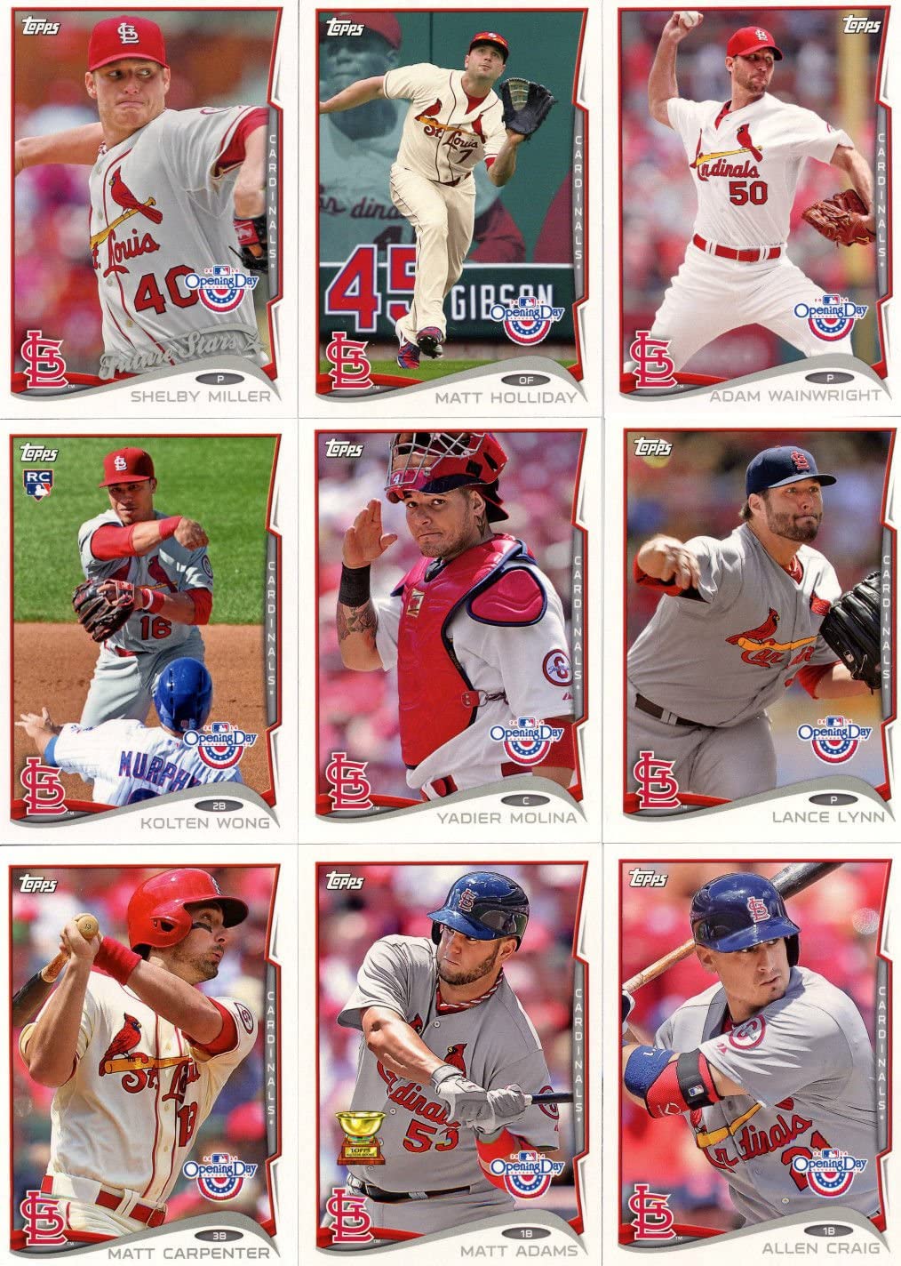 2021 Topps Opening Day Kansas City Royals Baseball Cards Team Set