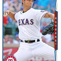 Texas Rangers 2014 Topps Complete Series One and Two Regular Issue 20 card Team Set with Yu Darvish, Adrian Beltre+