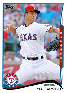 Texas Rangers 2014 Topps Complete Series One and Two Regular Issue 20 card Team Set with Yu Darvish, Adrian Beltre+