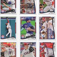 Texas Rangers 2014 Topps Complete Series One and Two Regular Issue 20 card Team Set with Yu Darvish, Adrian Beltre+