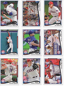 Texas Rangers 2014 Topps Complete Series One and Two Regular Issue 20 card Team Set with Yu Darvish, Adrian Beltre+