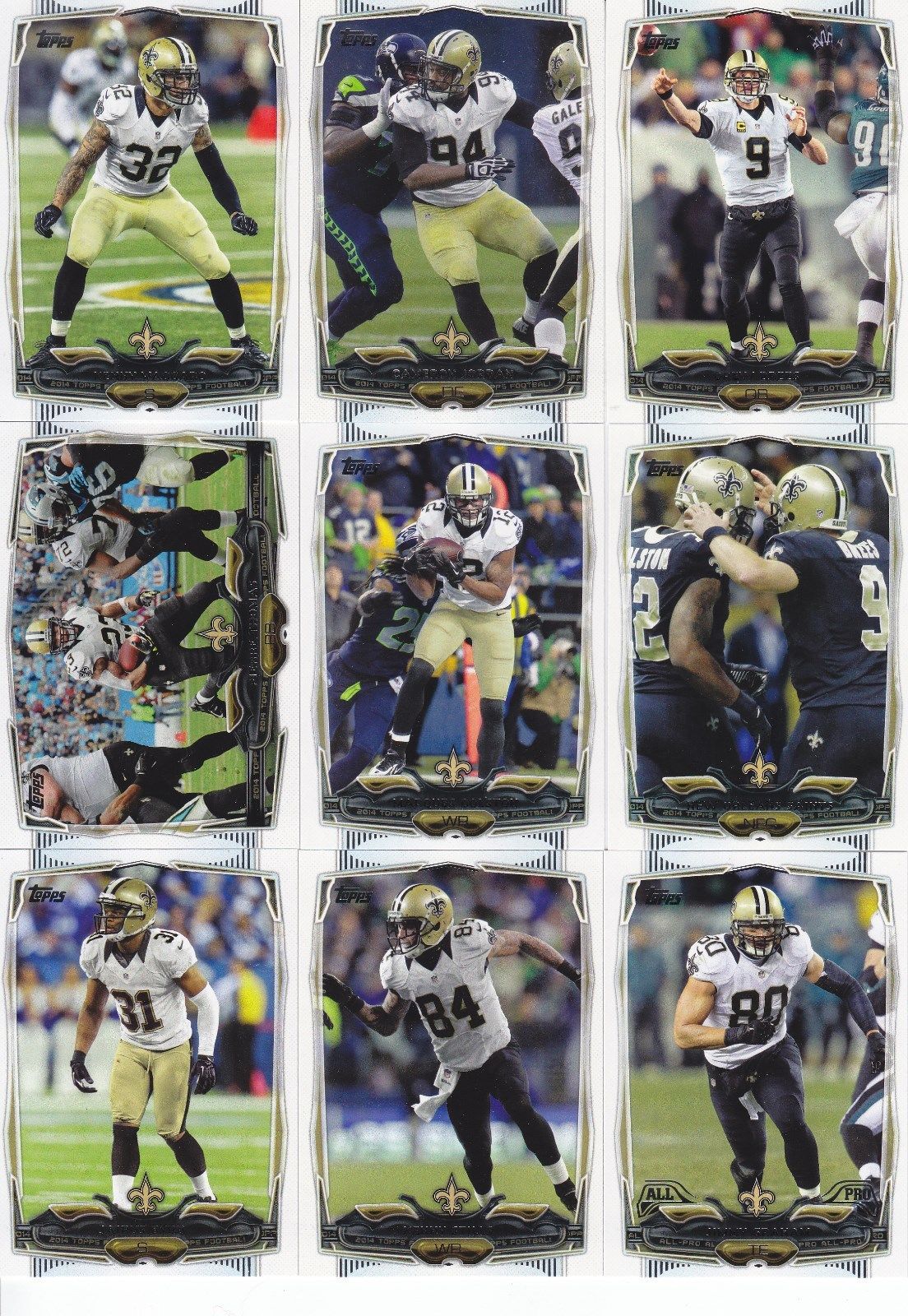 New Orleans Saints 2022 Trading Cards Team Set