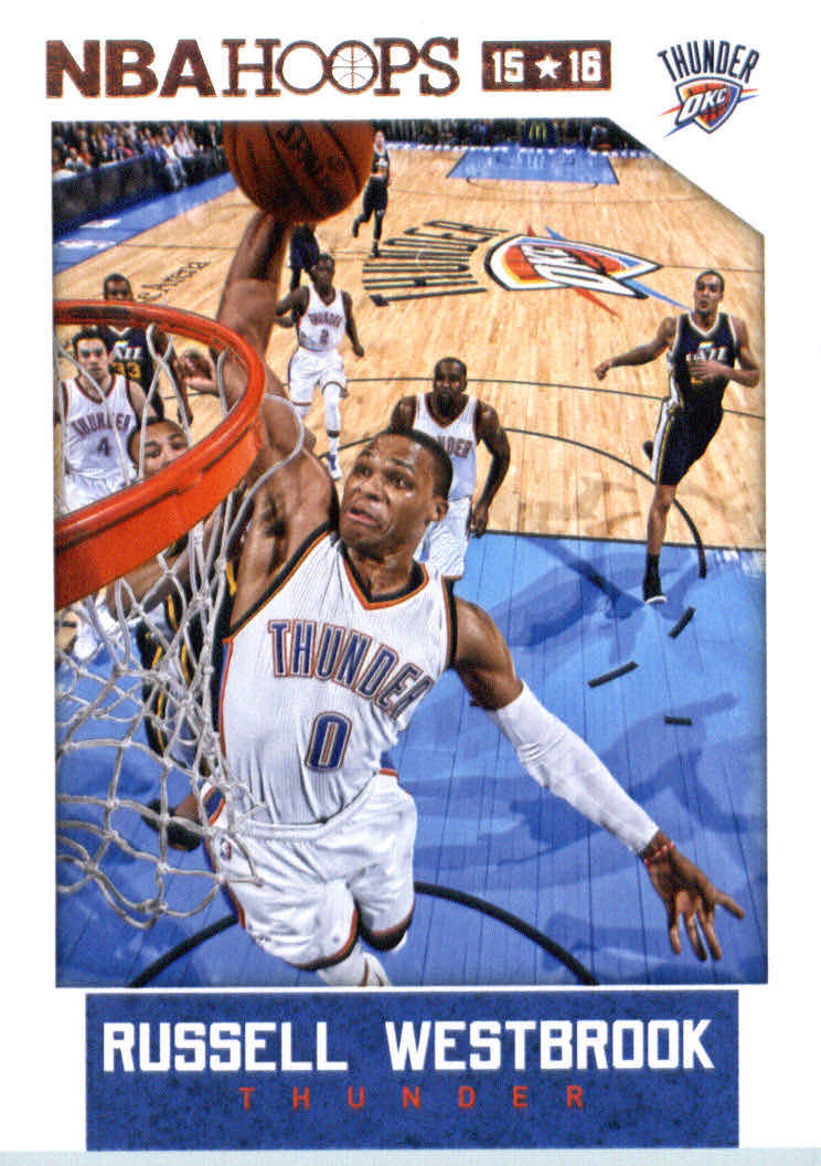 Russell Westbrook 2015 2016 Hoops Series Mint Card #148