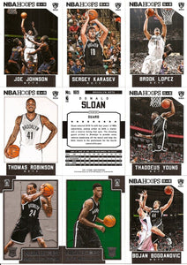 Brooklyn Nets 2015 2016 Hoops Factory Sealed Team Set