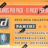 2015 2016 Panini DONRUSS NBA Blaster Box with One AUTOGRAPH or MEMORABILIA Card