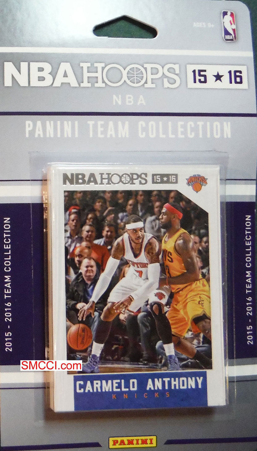 New York Knicks 2015 2016 Hoops Factory Sealed Team Set Featuring