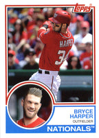 Washington Nationals 2015 Topps ARCHIVES Series 12 Card Team Set with Bryce Harper and Max Scherzer Plus
