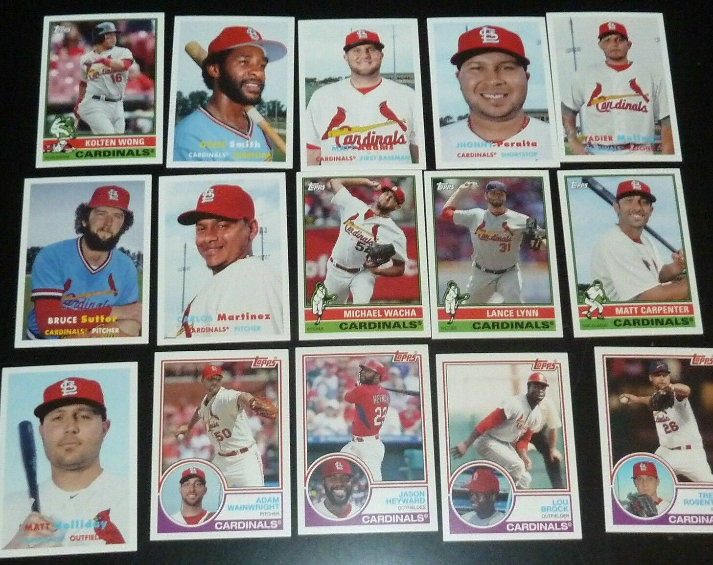 Lot Of 50 St. Louis Cardinals baseball cards