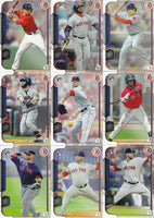 Boston Red Sox 2015 Bowman 15 Card Team Set Featuring Mookie Betts and Rafael Devers 1st Year Cards Plus
