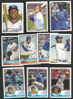 Kansas City Royals 2015 Topps ARCHIVES Series 10 Card Team Set with George Brett, Bo Jackson, Eric Hosmer+
