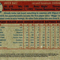 Chicago Cubs 2015 Topps ARCHIVES Team Set with Javier Baez Rookie Card #16