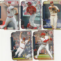 St. Louis Cardinals 2015 Bowman Complete Mint 14 Card Team Set with Prospects including Alex Reyes+