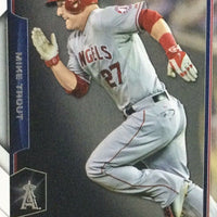 Los Angeles Angels of Anaheim 2015 Bowman 12 Card Team Set with Mike Trout Plus