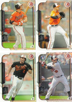 Baltimore Orioles 2015 Bowman  Team Set with Prospects including Mike Yastrzemski and Manny Machado Plus
