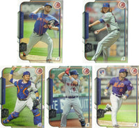 New York Mets 2015 Bowman Team Set with David Wright and Jacob DeGrom Plus
