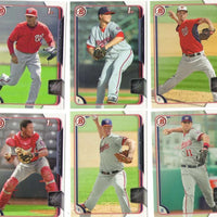Washington Nationals 2015 Bowman Team Set with Prospects and Stars Bryce Harper Plus