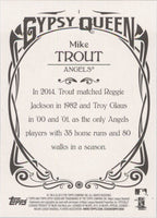 Los Angeles Angels 2015 Topps GYPSY QUEEN Series Basic 7 Card Team Set with Albert Pujols, Mike Trout plus
