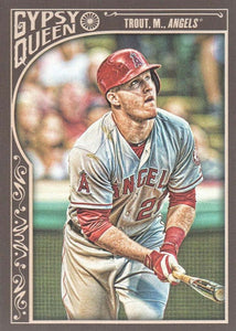 Los Angeles Angels 2015 Topps GYPSY QUEEN Series Basic 7 Card Team Set with Albert Pujols, Mike Trout plus