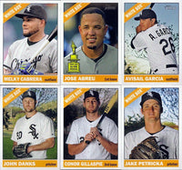 Chicago White Sox 2015 Topps HERITAGE Team Set with Jose Abreu All Star Rookie Card 25 Plus
