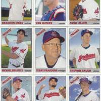 Cleveland Indians 2015 Topps HERITAGE Team Set with Nick Swisher and Terry Francona Plus